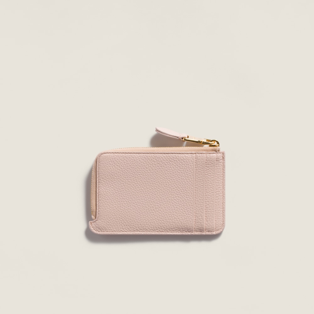 Miu Miu Leather pouch card holder Gem