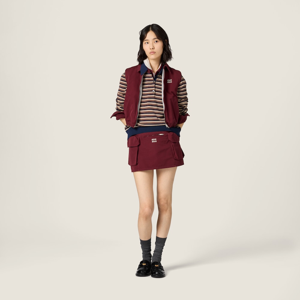 Miu Miu Wool polo shirt Albino White