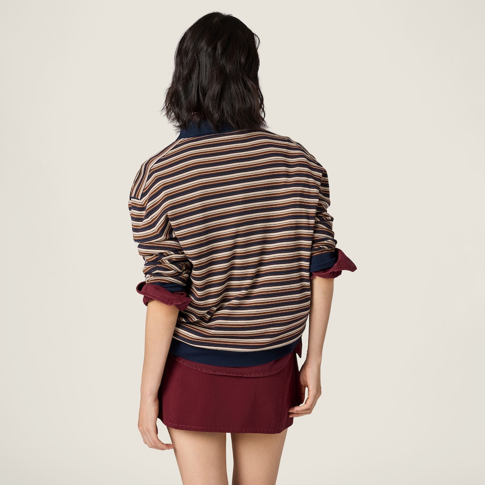 Miu Miu Wool polo shirt Albino White