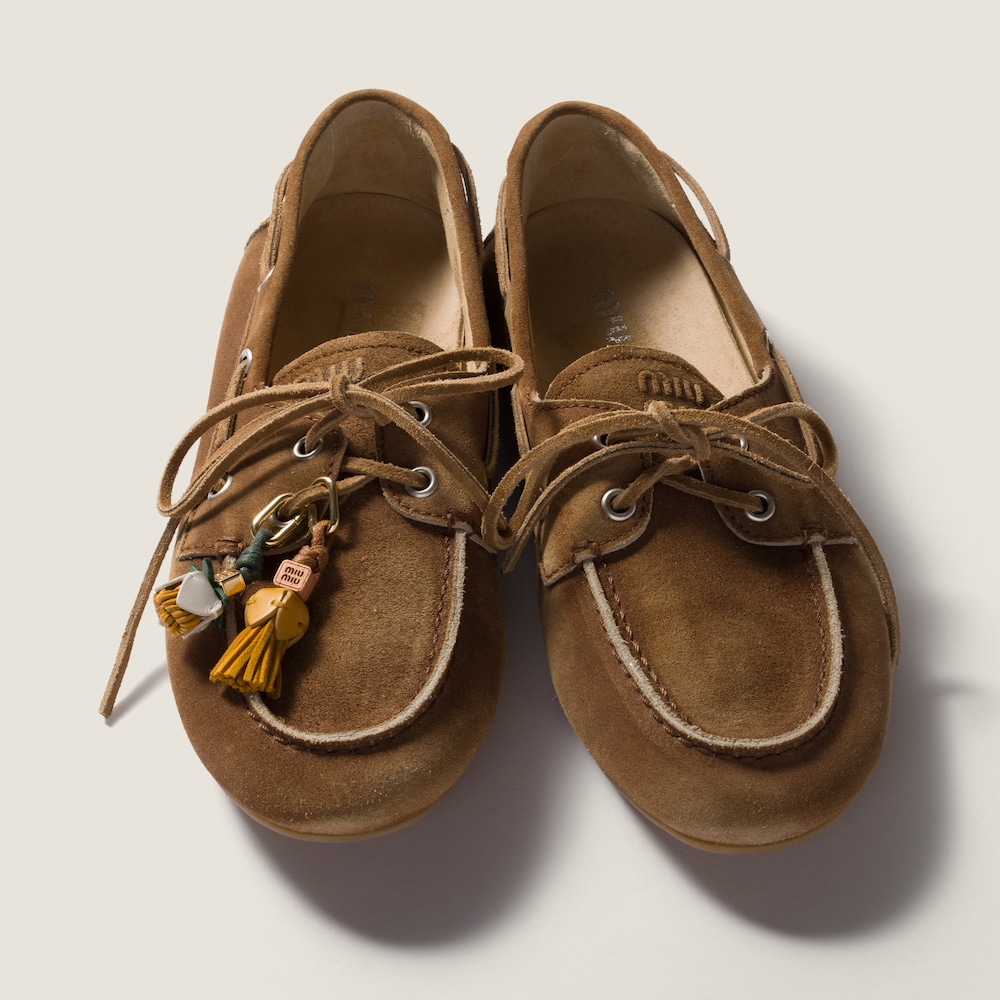 Miu Miu Leather micro trick - Whiskey