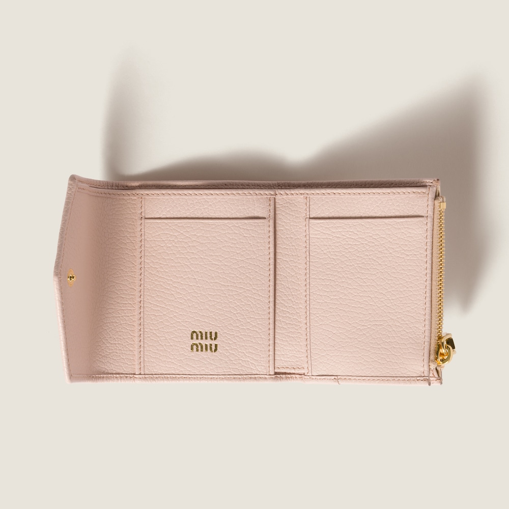 Miu Miu Small leather wallet Gem