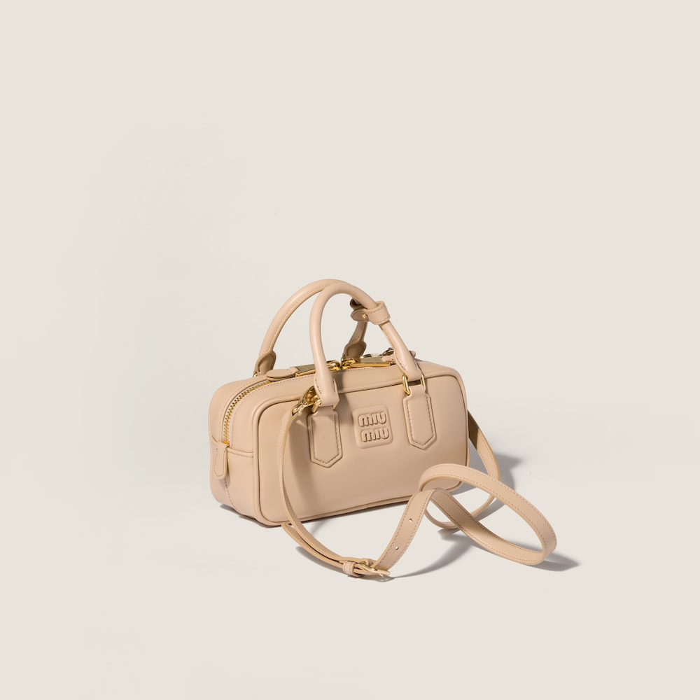 Miu Miu Arcadie leather bag Sand Beige