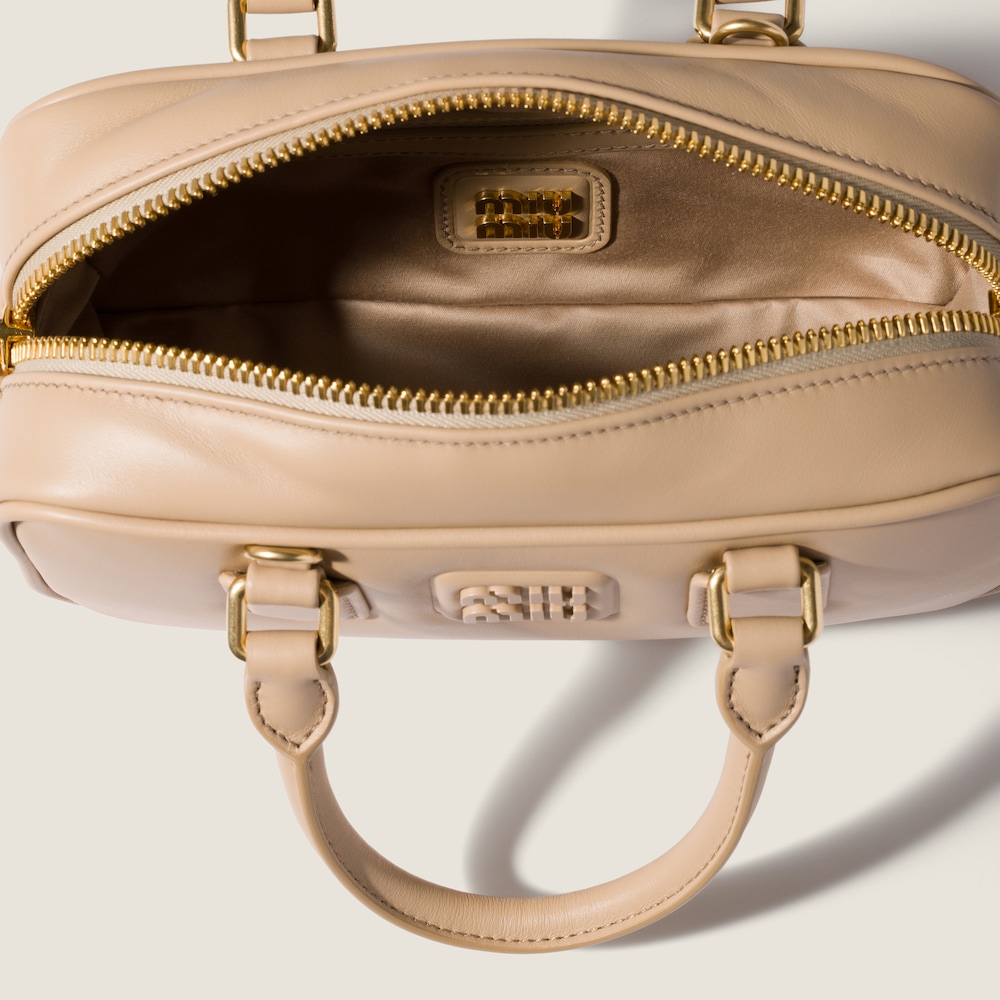 Miu Miu Arcadie leather bag Sand Beige
