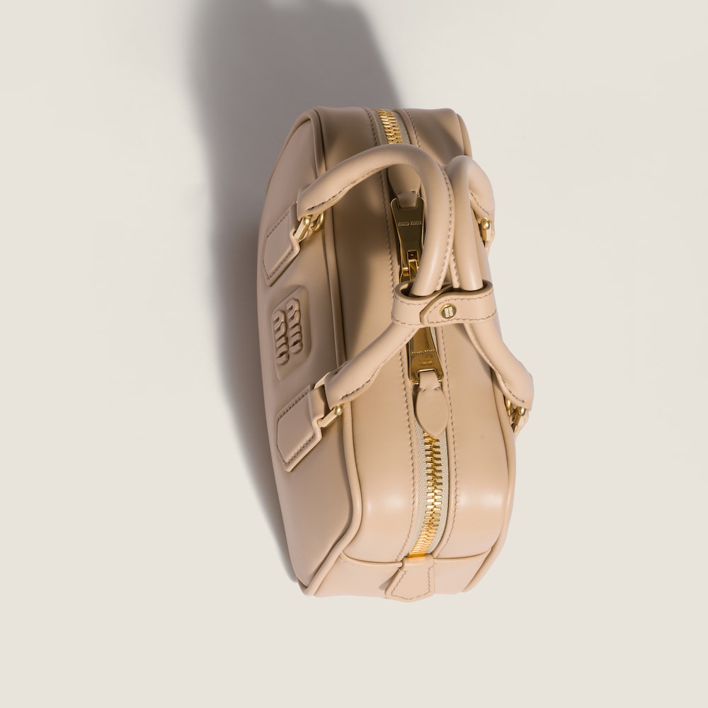 Miu Miu Arcadie leather bag Sand Beige