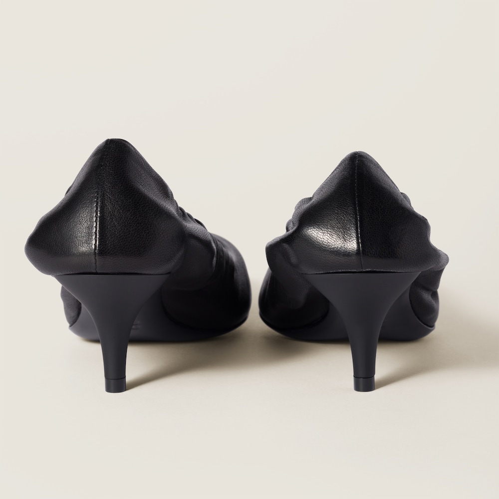 Miu Miu Nappa leather pumps Black