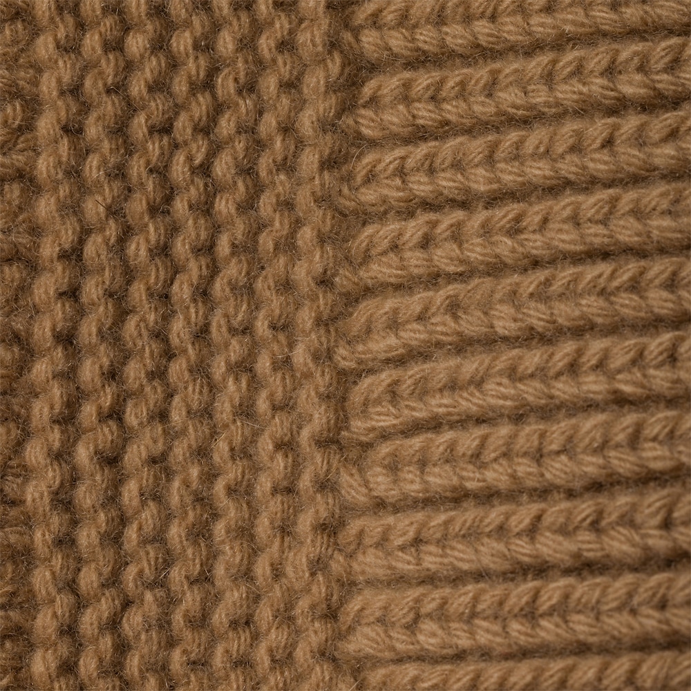 Miu Miu Cashmere scarf - Camel Brown