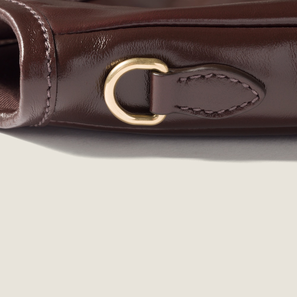 Miu Miu Ivy leather bag Dark Brown