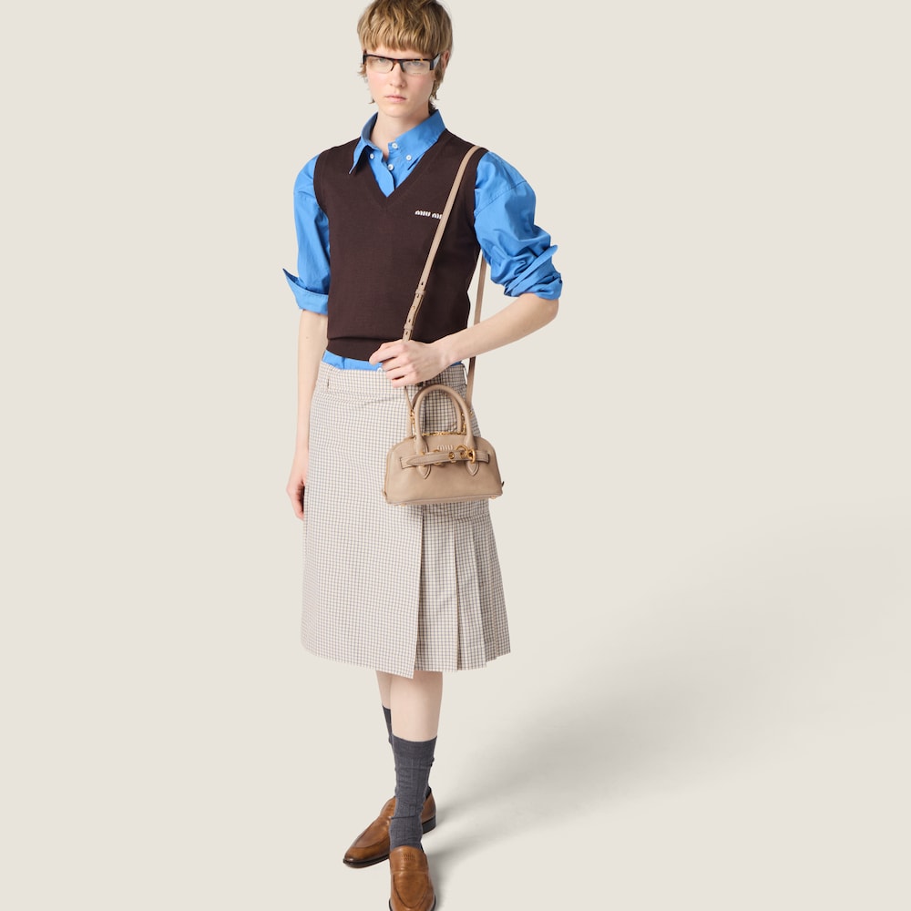 Miu Miu Aventure mini nappa leather bag Cord