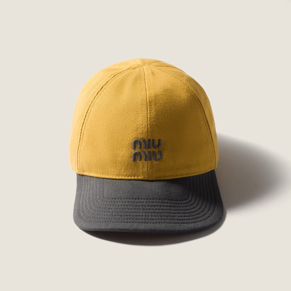 Miu Miu Drill baseball cap - Topaz/Anthracite