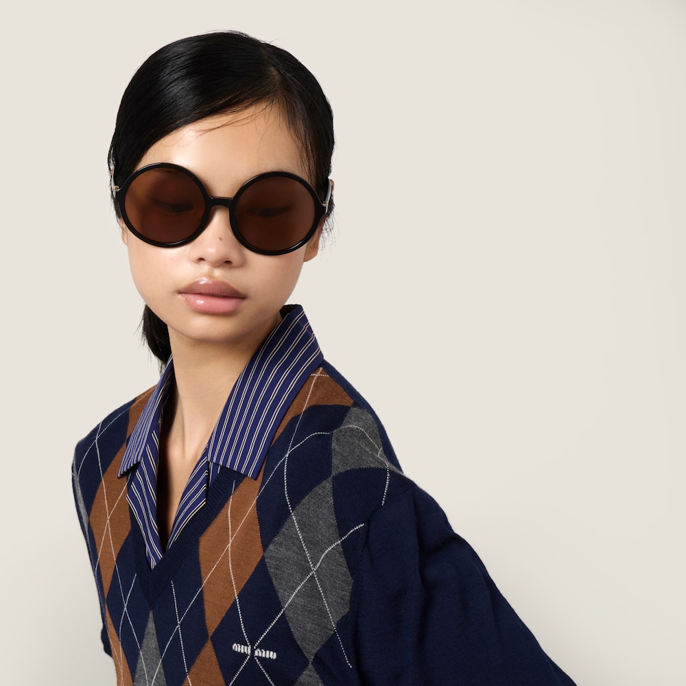 Miu Miu Regard sunglasses - Chocolate brown lenses