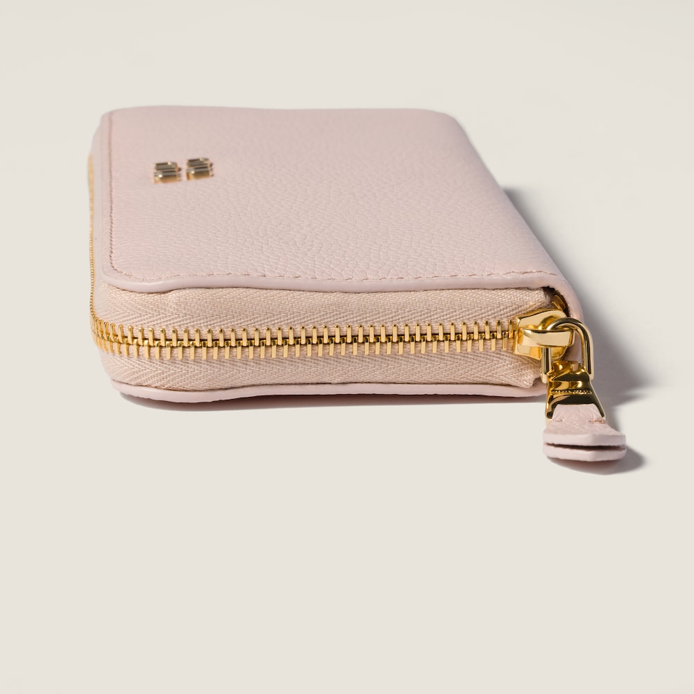 Miu Miu Large leather wallet Gem