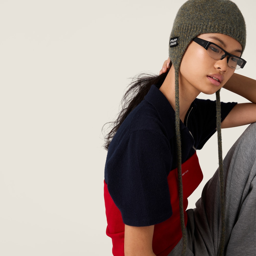 Miu Miu Wool and cashmere hat - Tundra