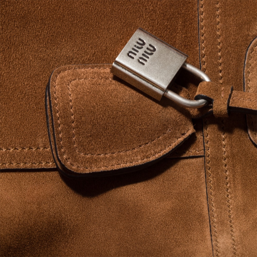 Miu Miu Suede bag Cocoa Brown