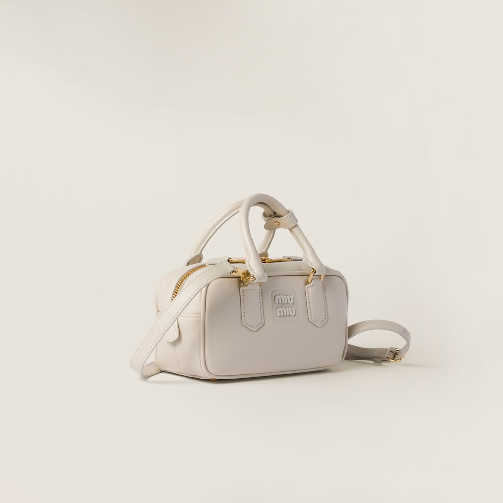 Miu Miu Arcadie leather bag Chalk White