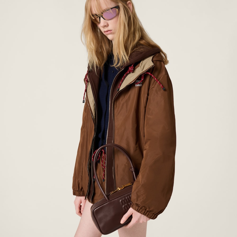 Miu Miu Beau leather bag Briarwood