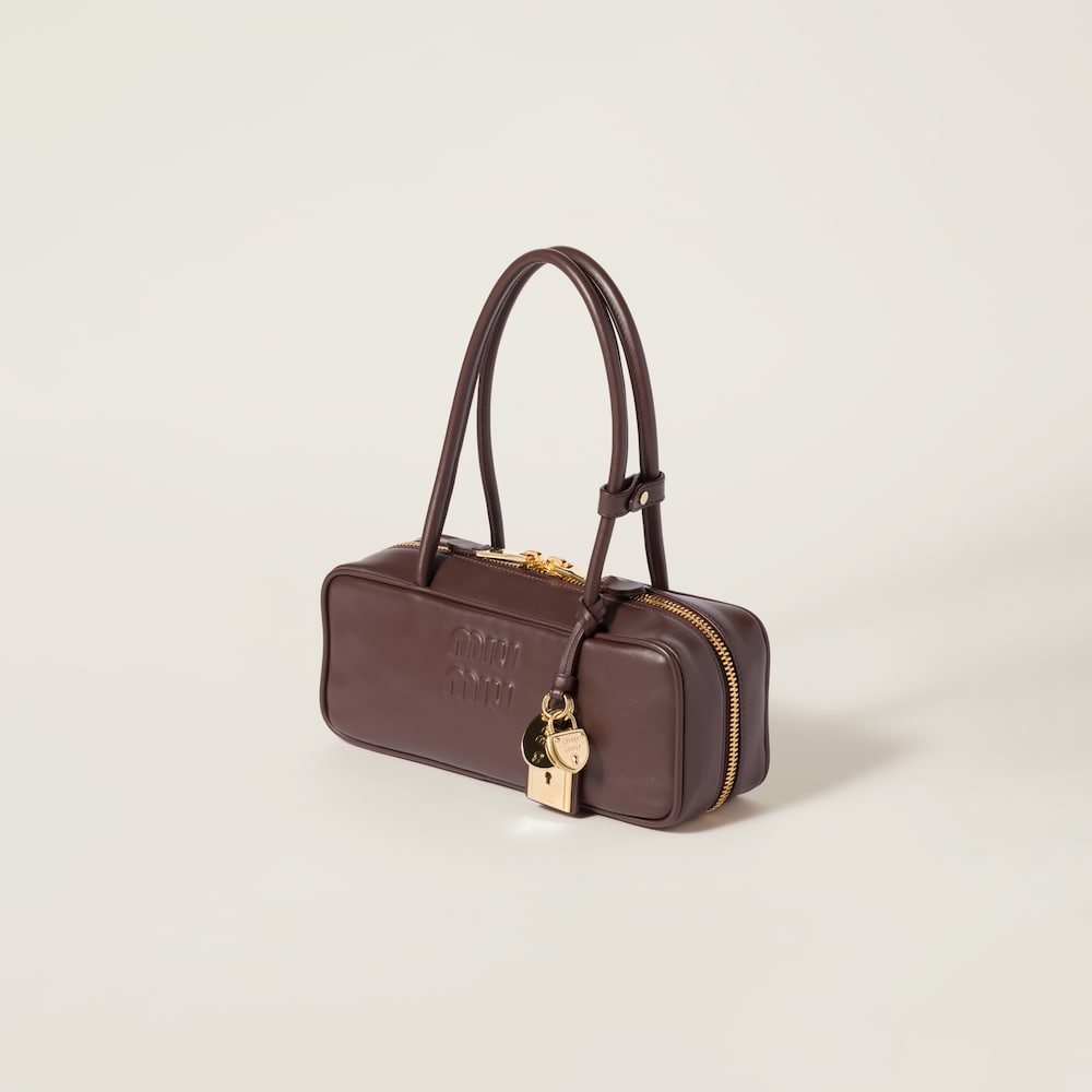 Miu Miu Beau leather bag Briarwood