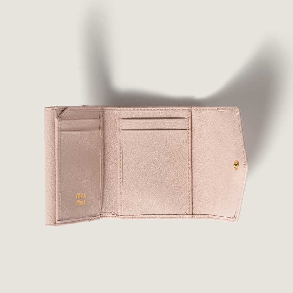 Miu Miu Small leather wallet Gem