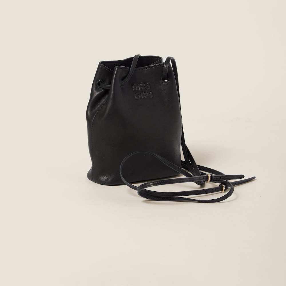 Miu Miu Nappa leather mini-bag - Black