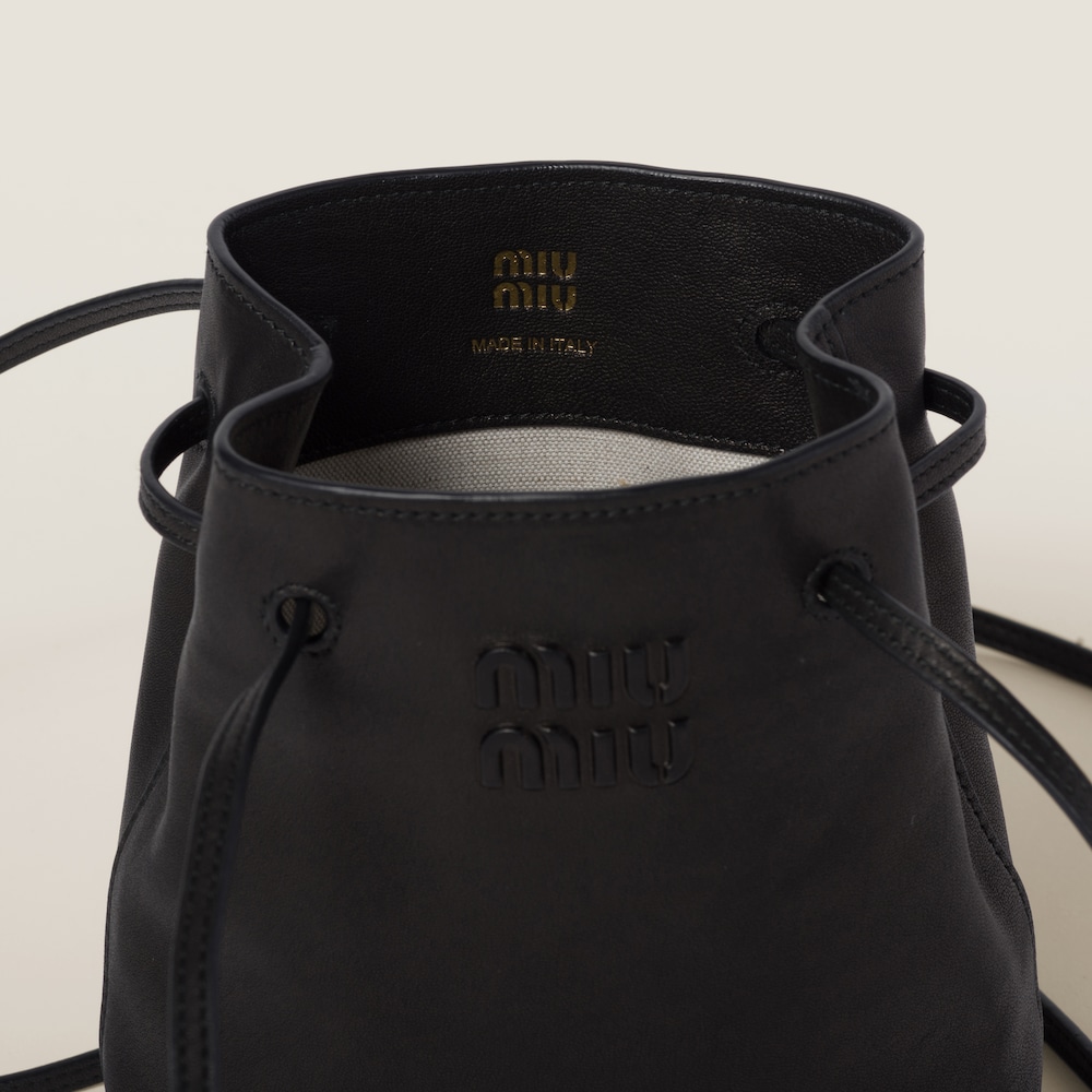Miu Miu Nappa leather mini-bag - Black