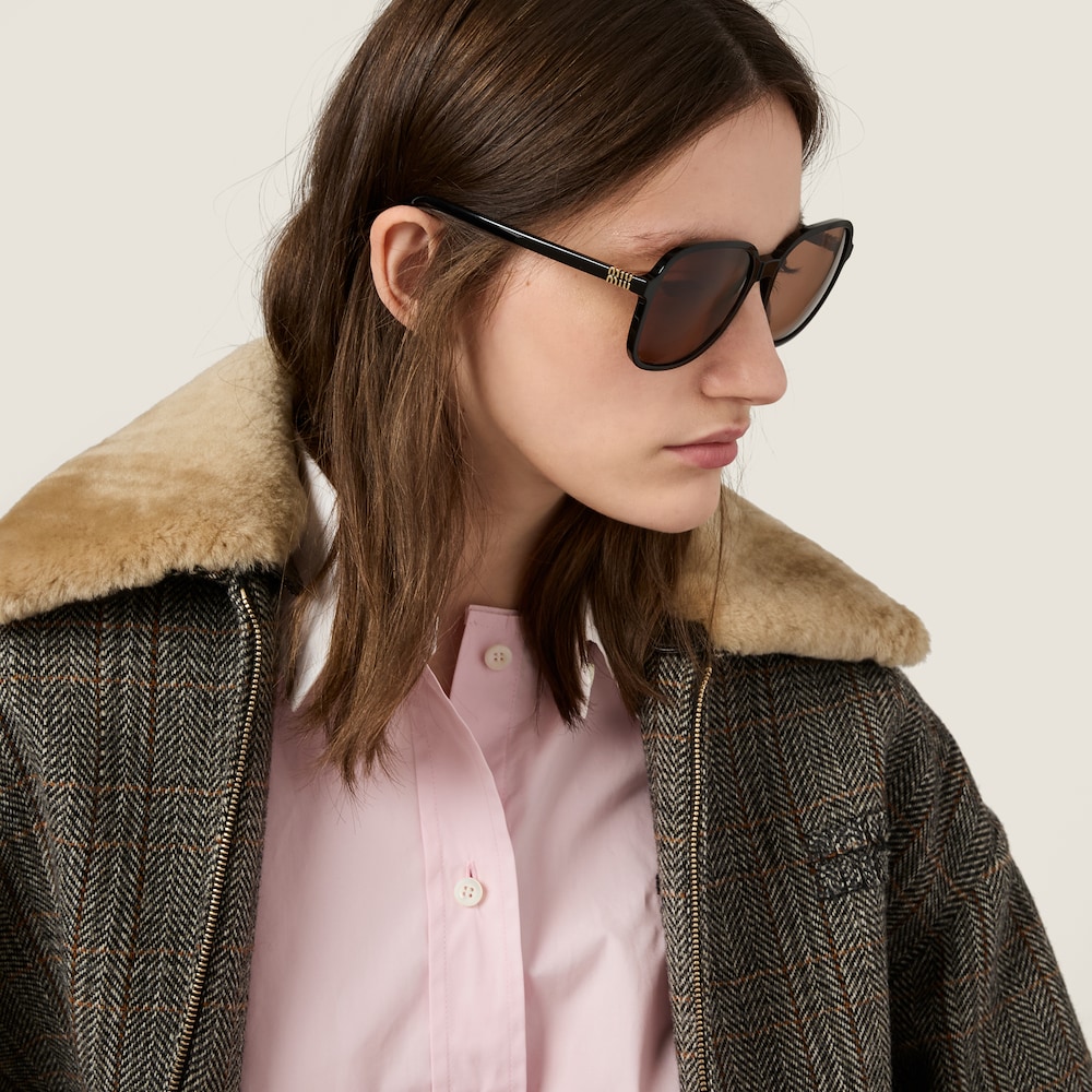 Miu Miu Regard sunglasses - Chocolate brown lenses