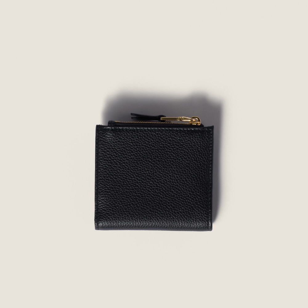 Miu Miu Small leather wallet Black