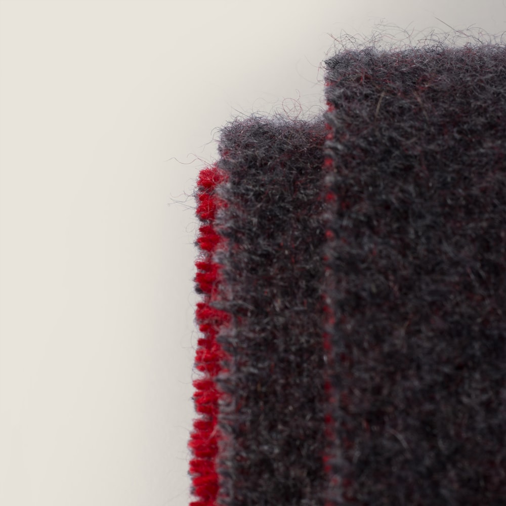 Miu Miu Cashmere scarf - Grey/Red