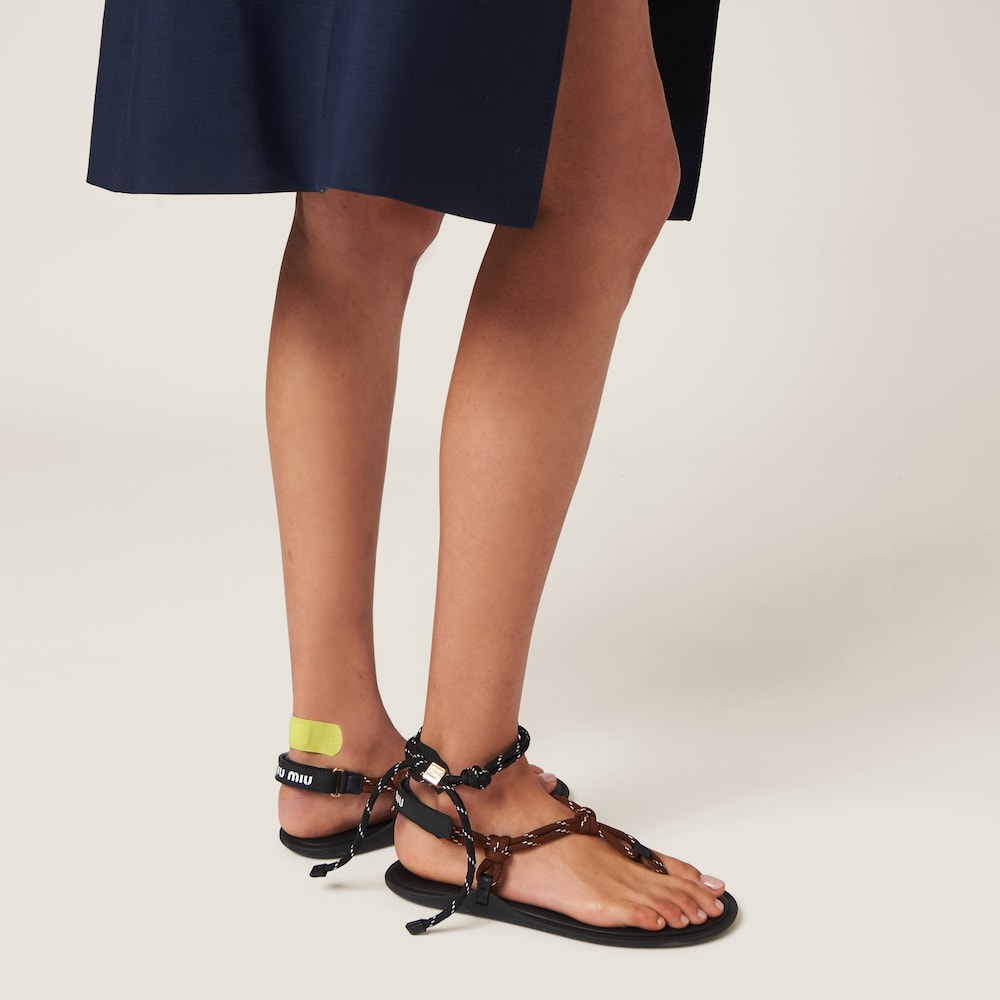 Miu Miu Cord bracelet Black