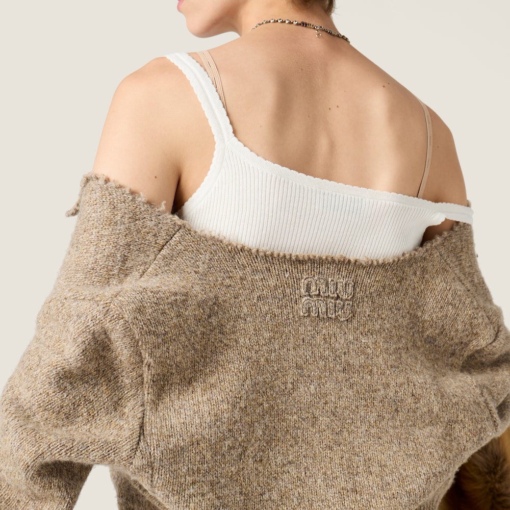 Miu Miu Wool cardigan Cord