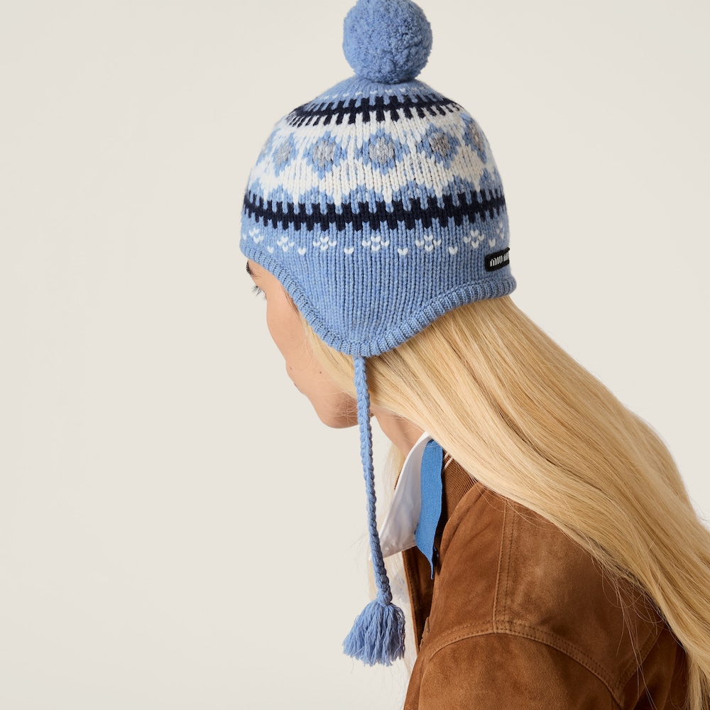 Miu Miu Wool hat - Sapphire Blue