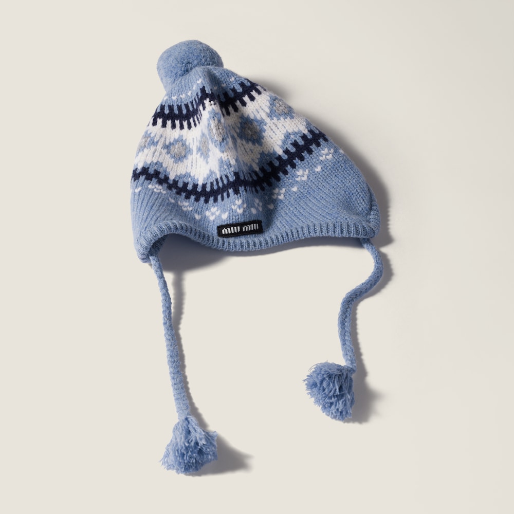 Miu Miu Wool hat - Sapphire Blue
