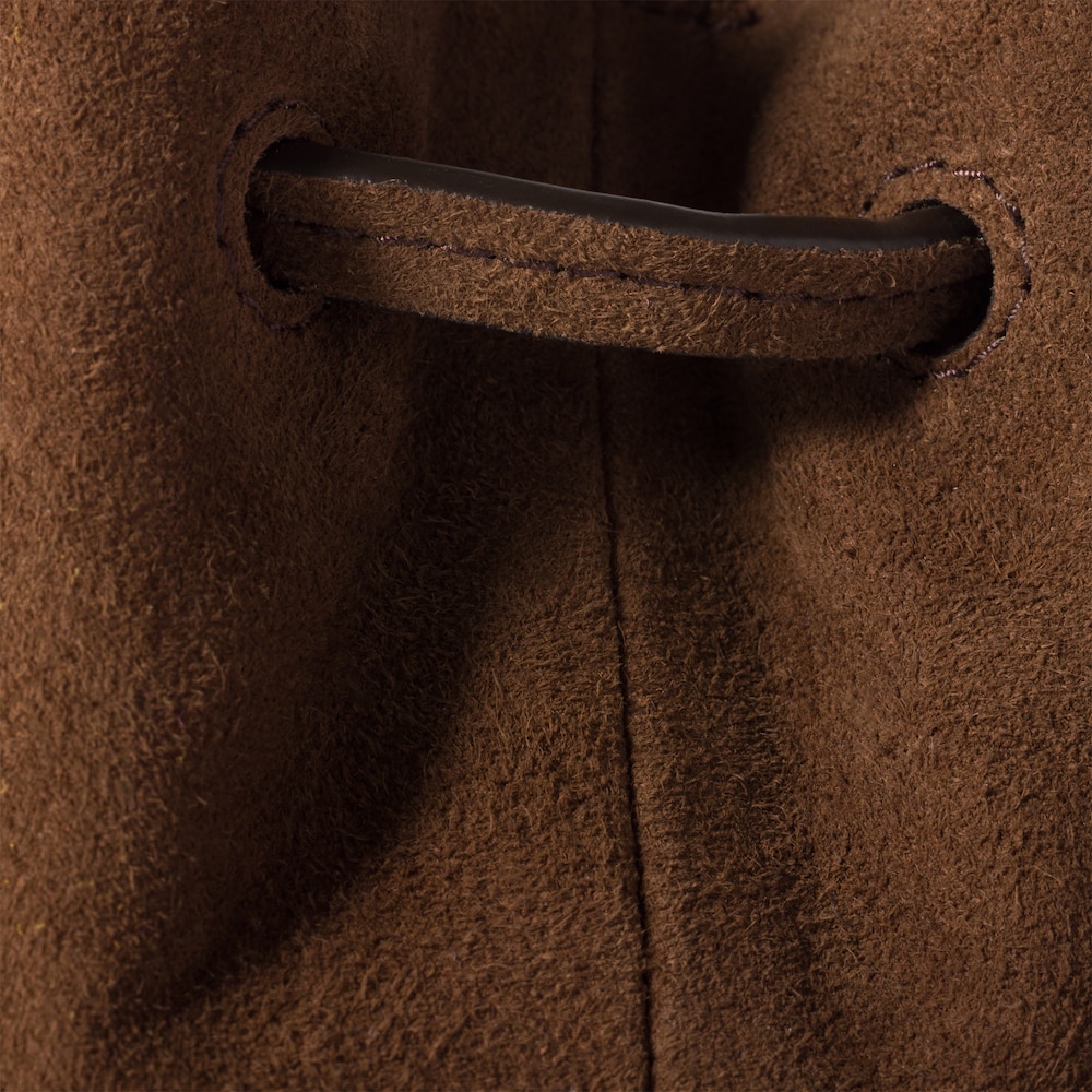 Miu Miu Suede pouch - Cocoa Brown