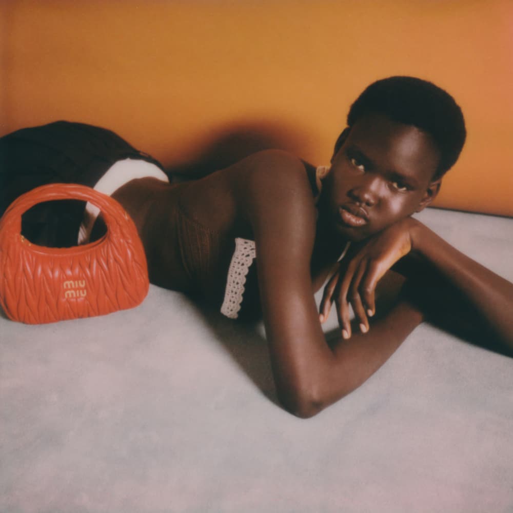 Miu Miu Wander matelassé nappa leather hobo bag Red