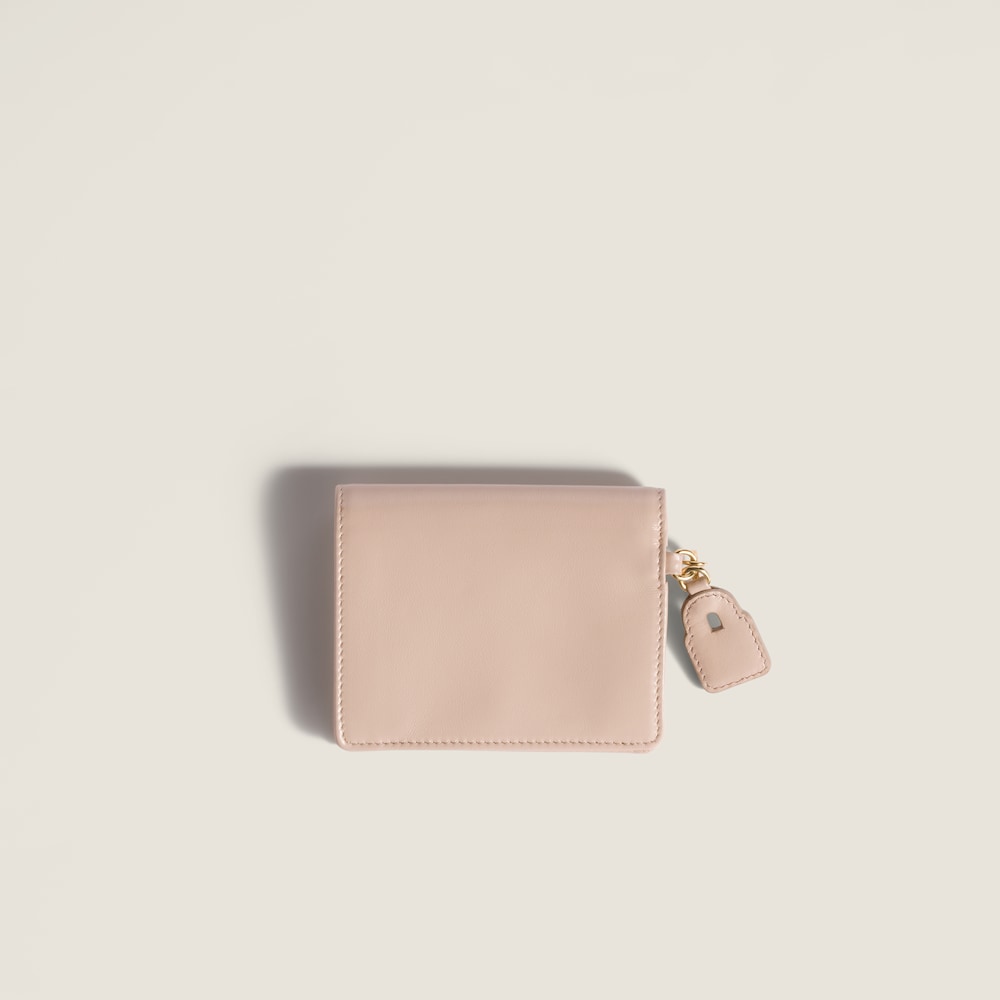Miu Miu Small leather wallet Powder Pink