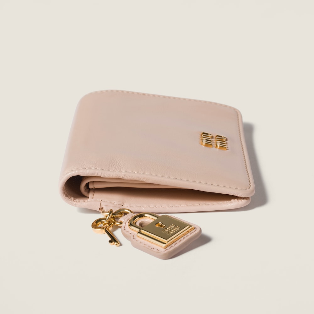 Miu Miu Small leather wallet Powder Pink
