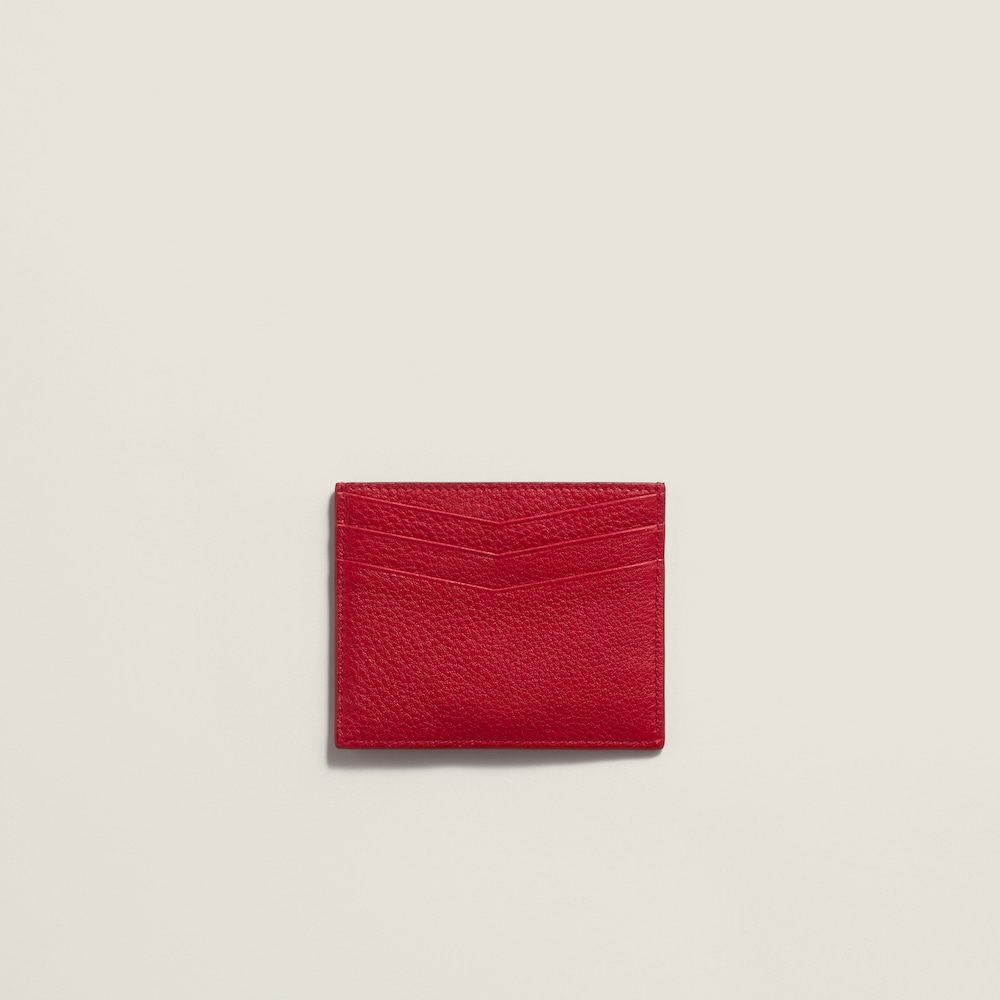 Miu Miu Leather card holder Red