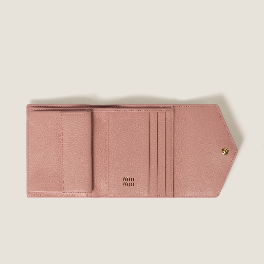 Miu Miu Small leather wallet Orchid Pink