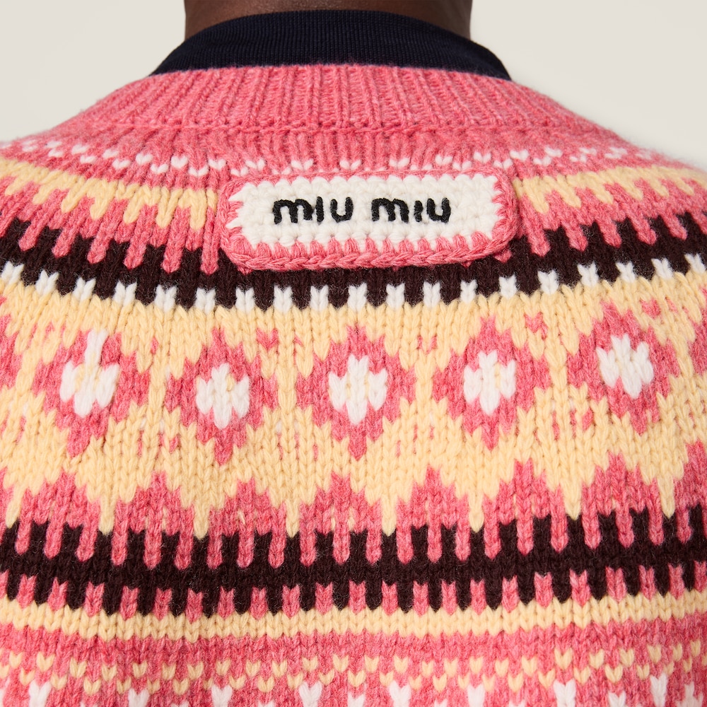 Miu Miu Wool cardigan Pink