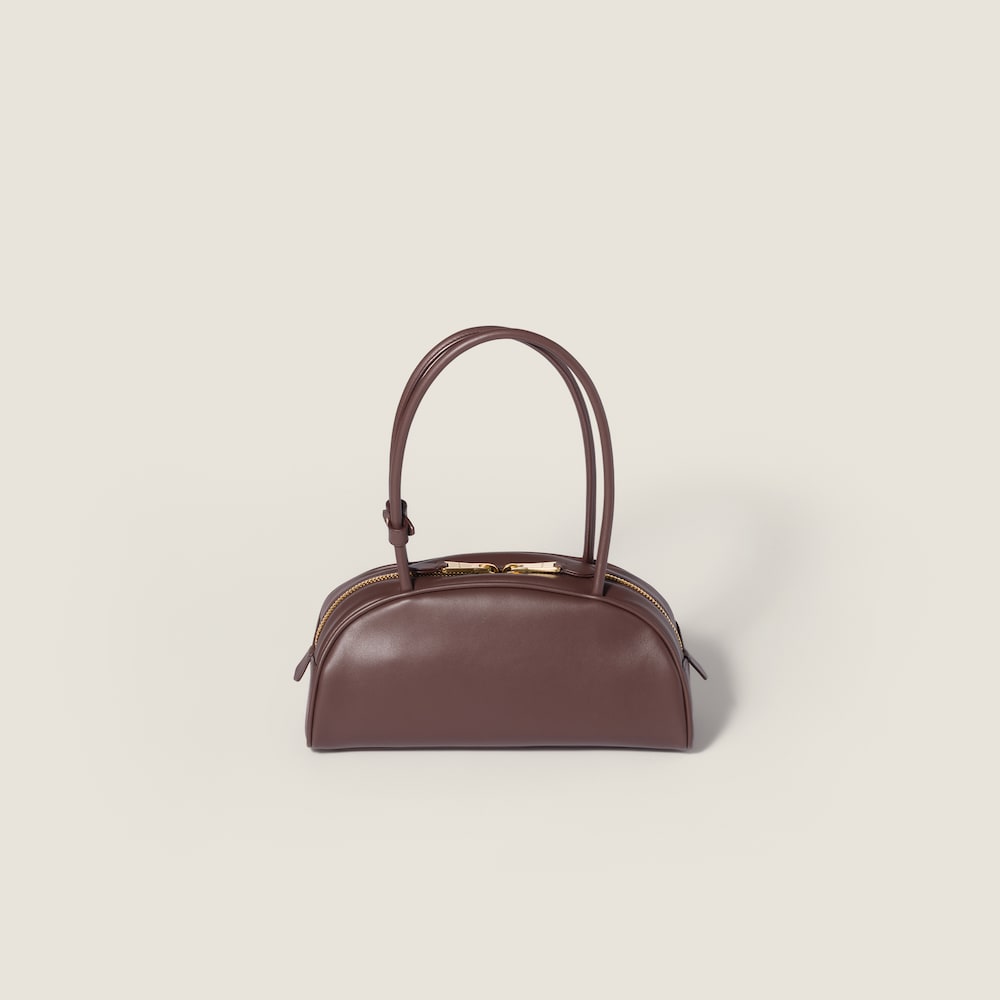 Miu Miu Beau leather bag Briarwood