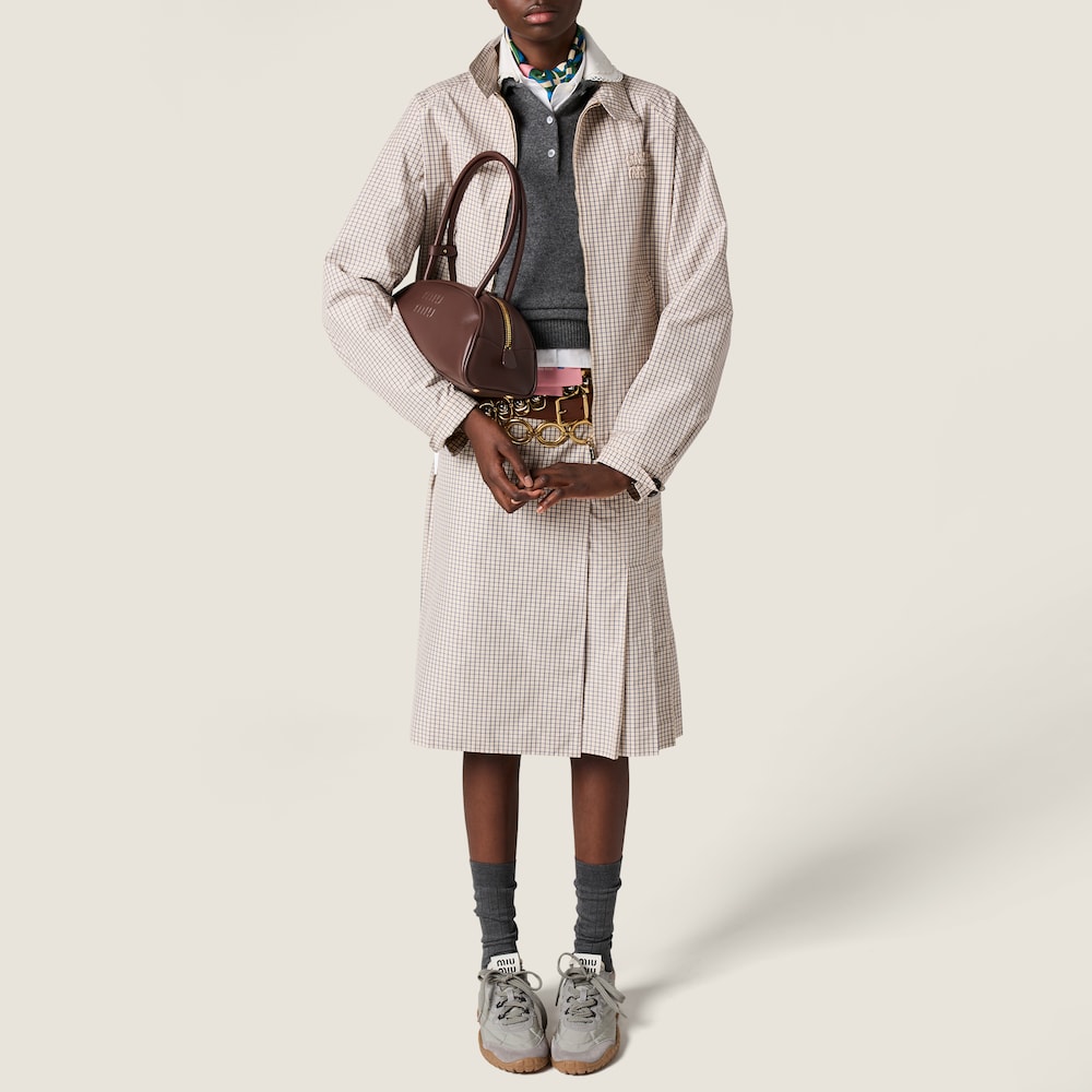 Miu Miu Beau leather bag Briarwood