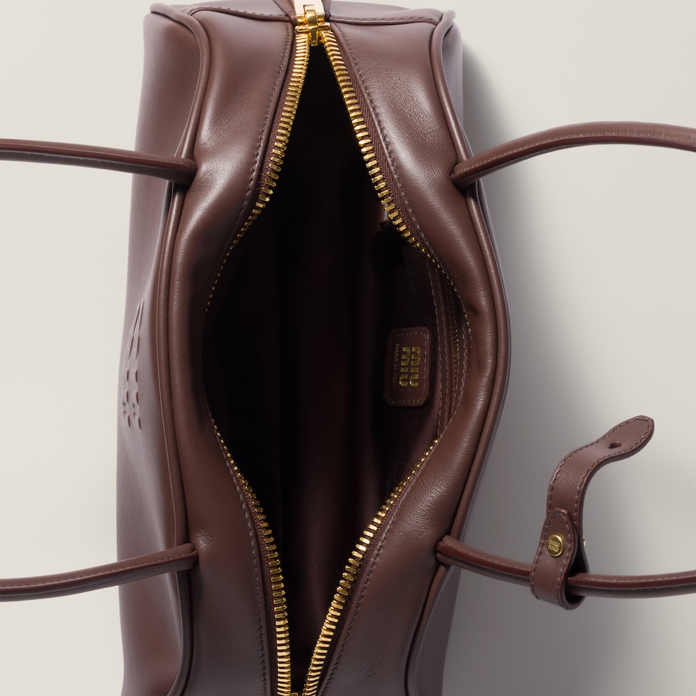 Miu Miu Beau leather bag Briarwood