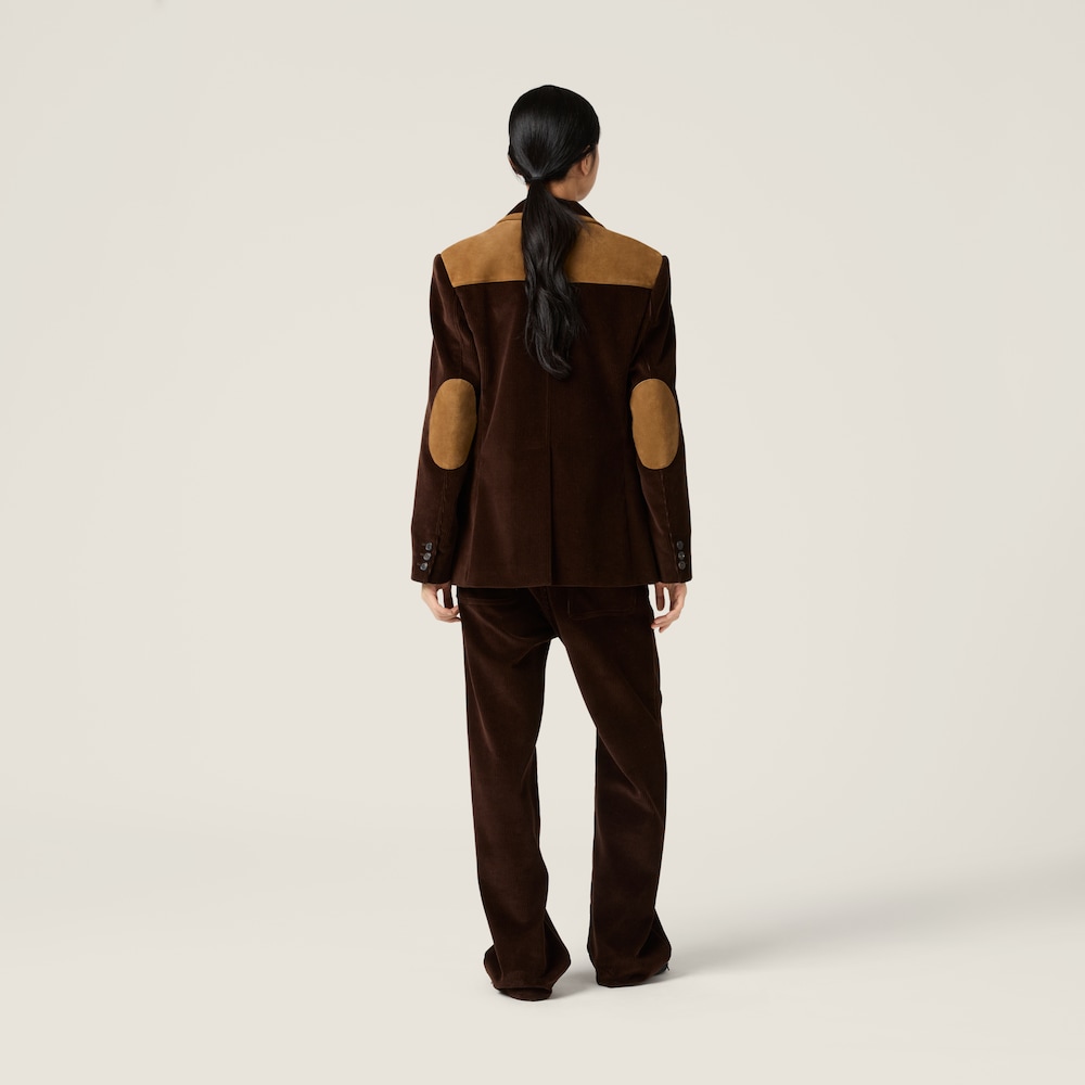 Miu Miu Corduroy pants Cocoa Brown
