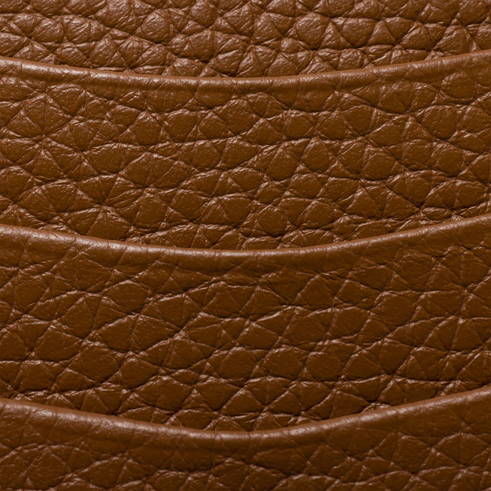 Miu Miu Leather card holder Cognac