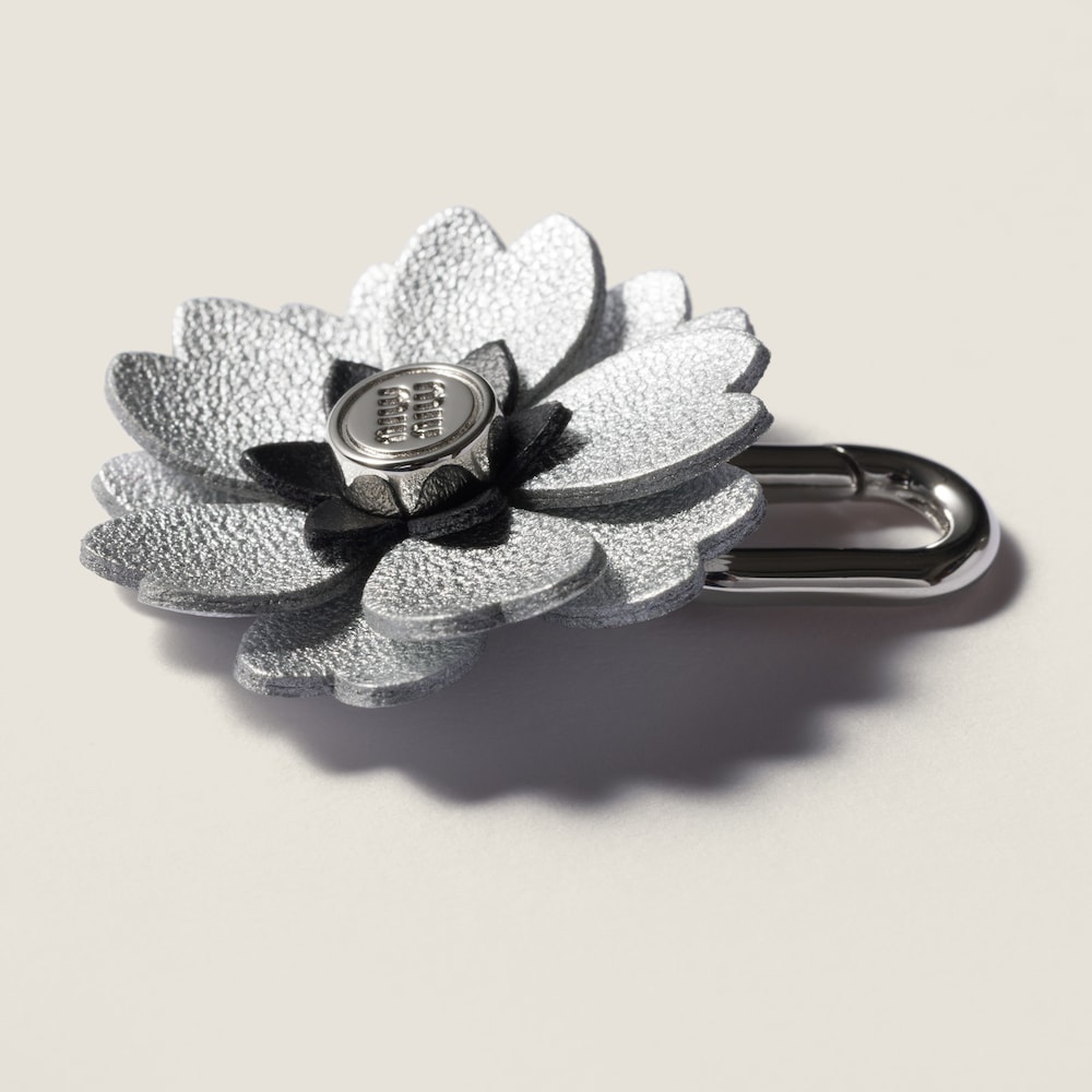 Miu Miu Leather micro trick - Silver/Black