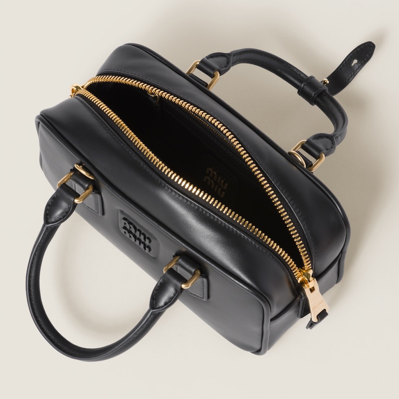 Miu Miu Arcadie leather bag Black