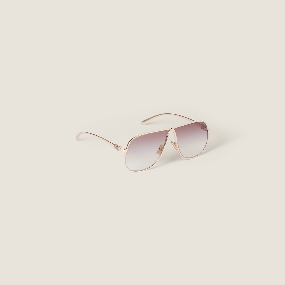 Miu Miu Ombre sunglasses - Coffee lenses silver gradient