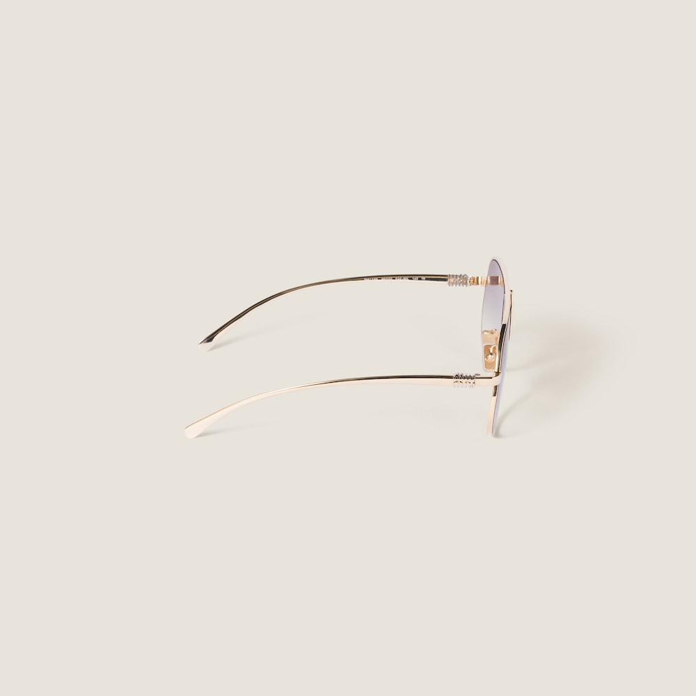 Miu Miu Ombre sunglasses - Coffee lenses silver gradient