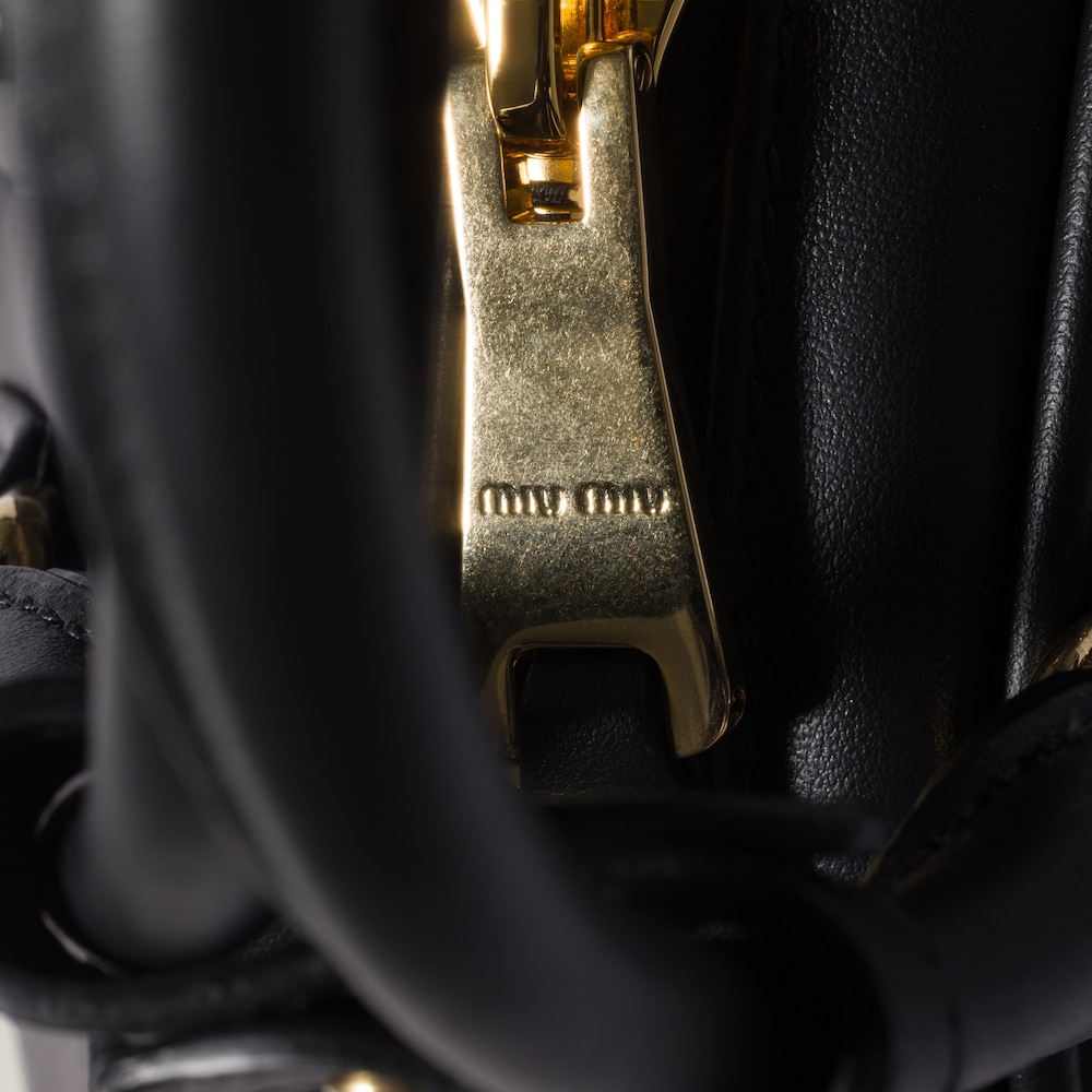 Miu Miu Arcadie leather bag Black