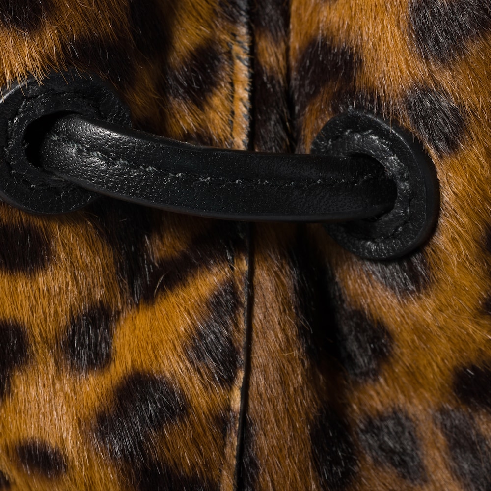 Miu Miu Calf hair pouch - Honey