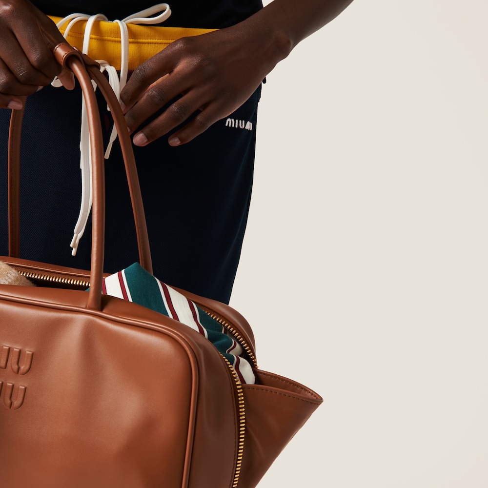 Miu Miu Cotton piqué skirt Navy