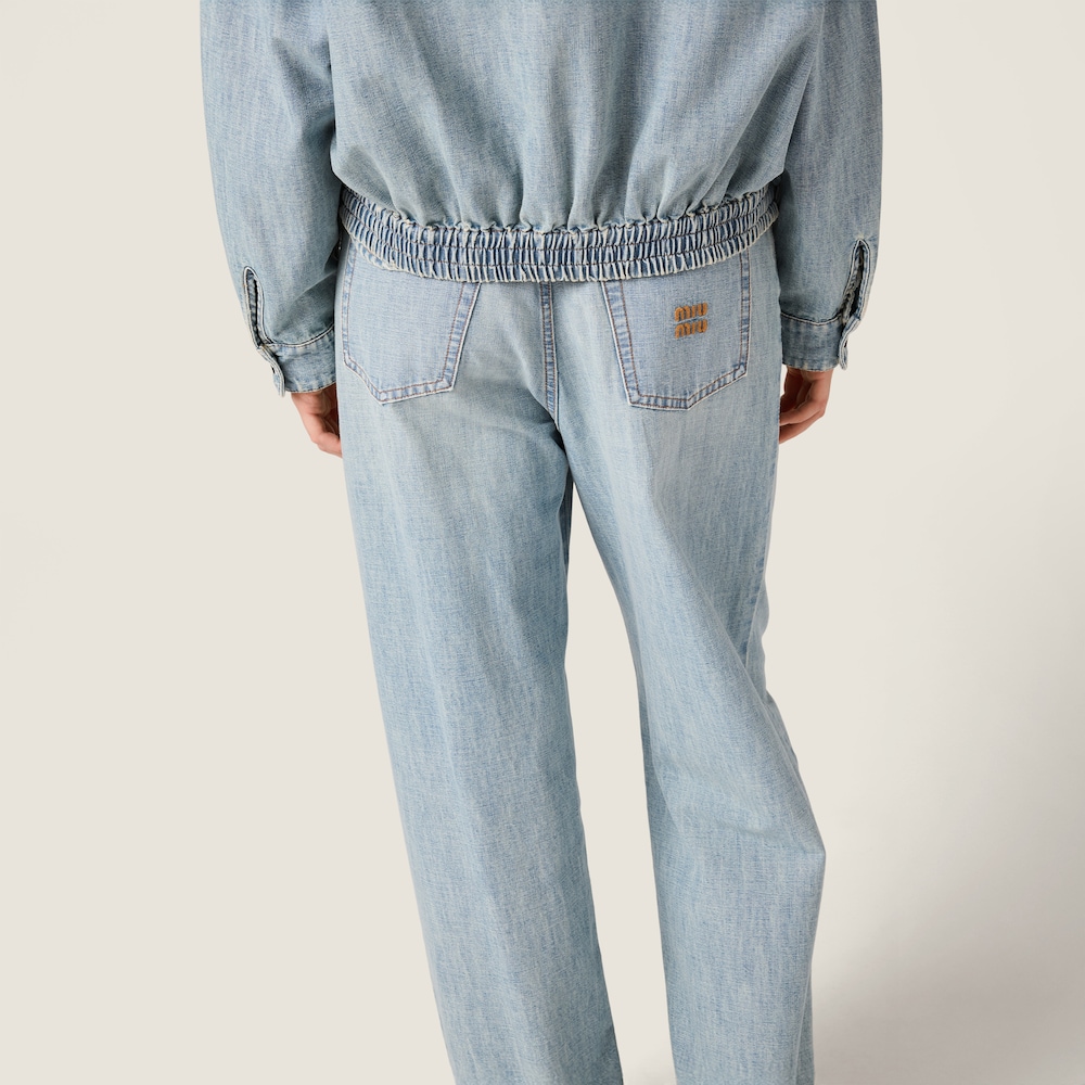Miu Miu Chambray jeans Light Blue
